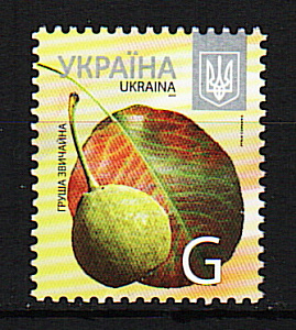 Украина _, 2013, Стандарт G, Груша, 1 марка